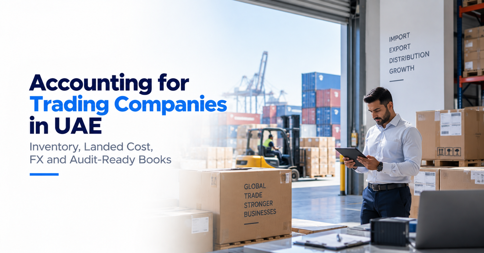 Accounting for Trading Companies in UAE: Inventory, Landed Cost, FX and Audit-Ready Books