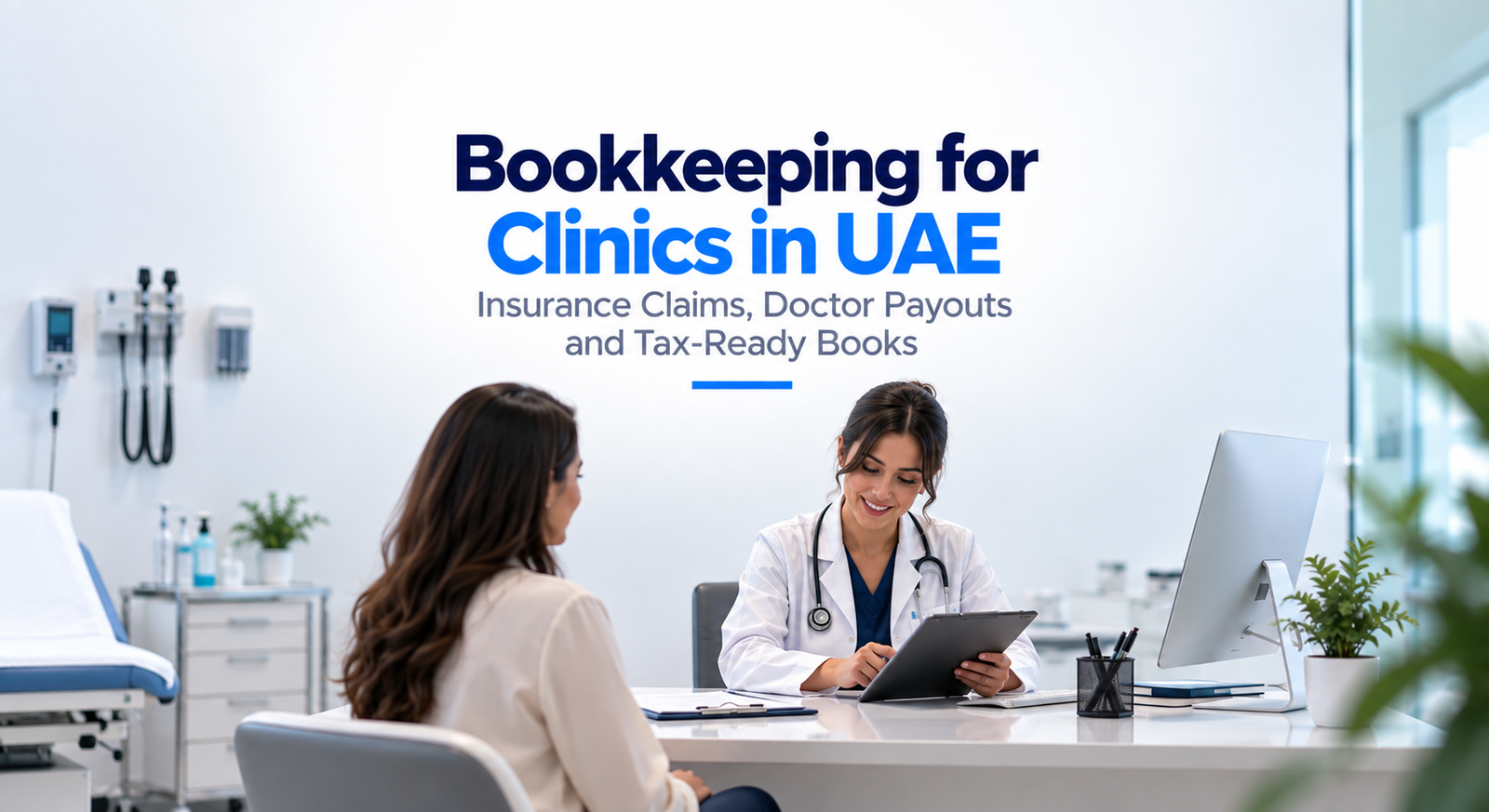 Bookkeeping for Clinics in UAE: Insurance Claims, Doctor Payouts and Tax-Ready Books