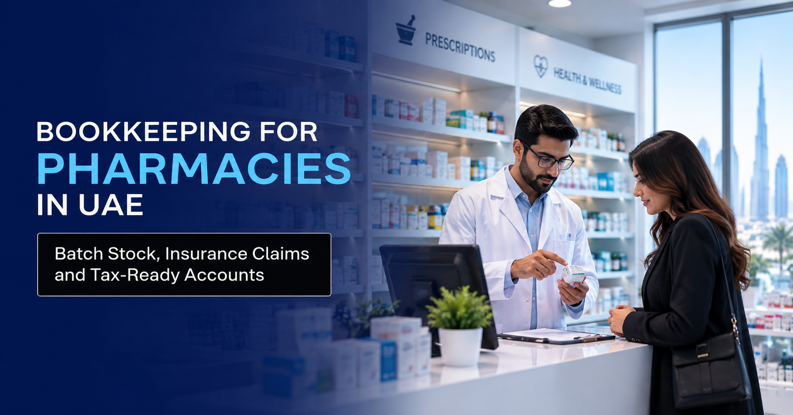 Bookkeeping for Pharmacies in UAE: Batch Stock, Insurance Claims and Tax-Ready Accounts