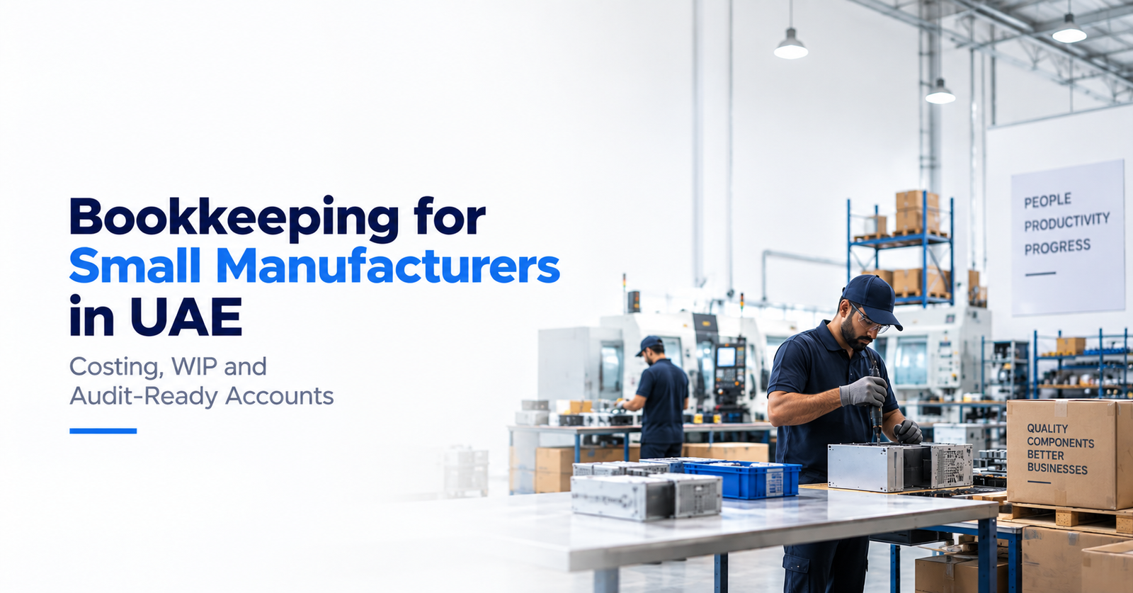 Bookkeeping for Small Manufacturers in UAE: Costing, WIP and Audit-Ready Accounts