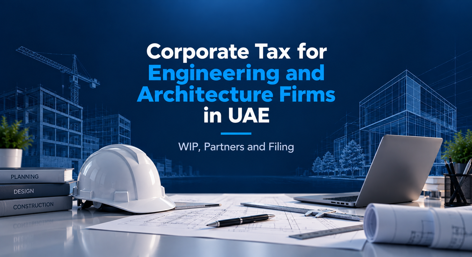 Corporate Tax for Engineering and Architecture Firms in UAE: WIP, Partners and Filing