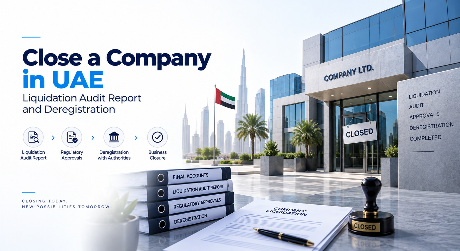Close a Company in UAE: Liquidation Audit Report and Deregistration