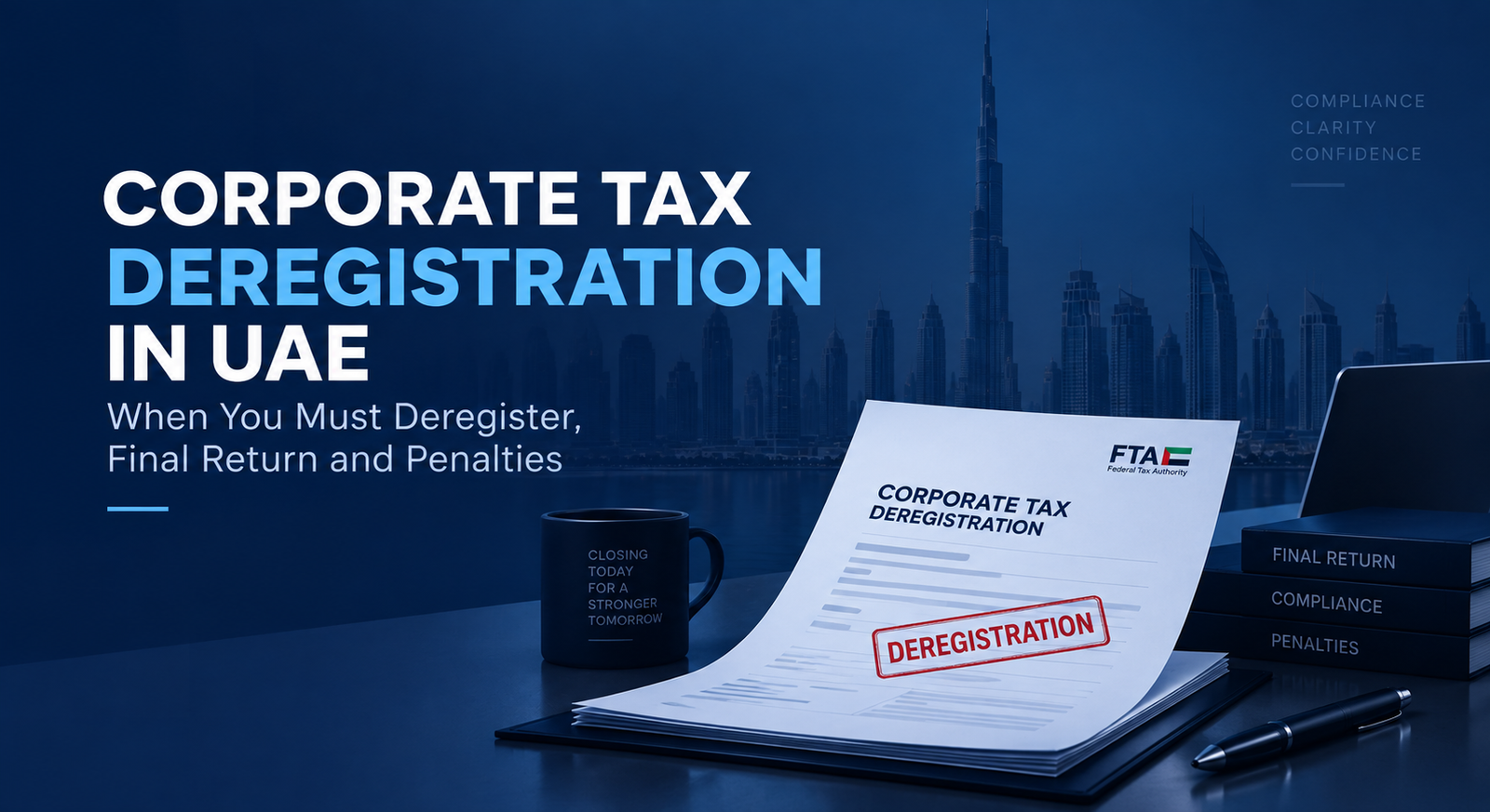 Corporate Tax Deregistration in UAE: When You Must Deregister, Final Return and Penalties