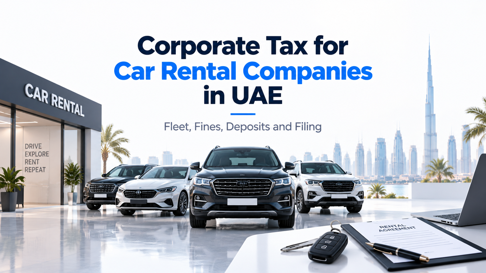Corporate Tax for Car Rental Companies in UAE: Fleet, Fines, Deposits and Filing
