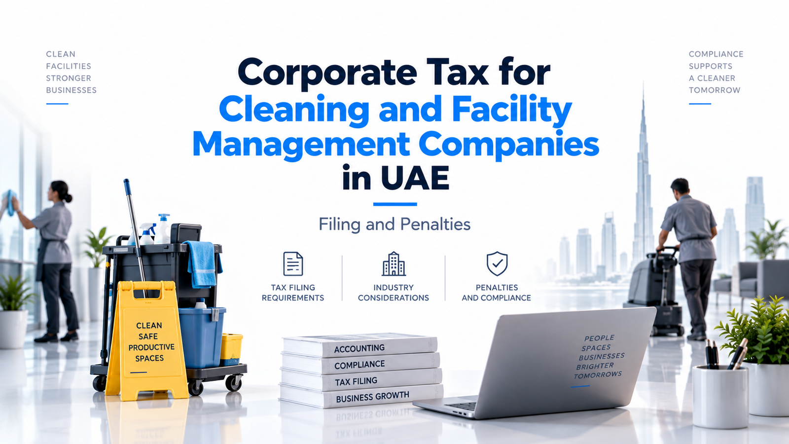 Corporate Tax for Cleaning and Facility Management Companies in UAE: Filing and Penalties