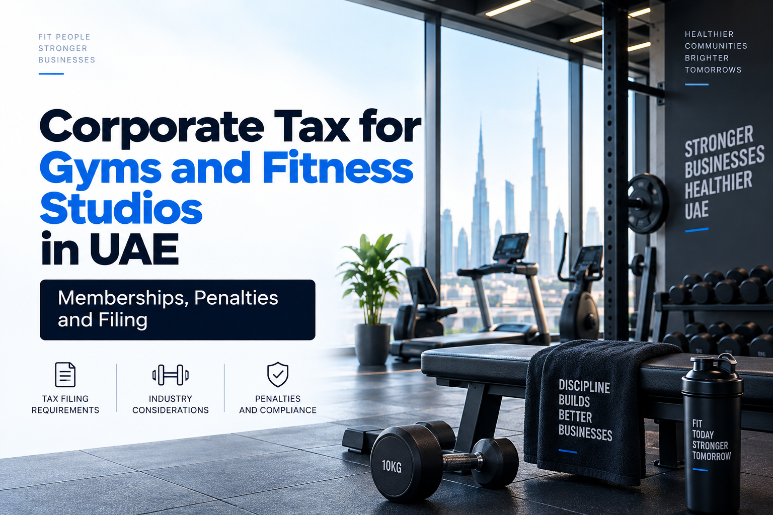 Corporate Tax for Gyms and Fitness Studios in UAE: Memberships, Penalties and Filing