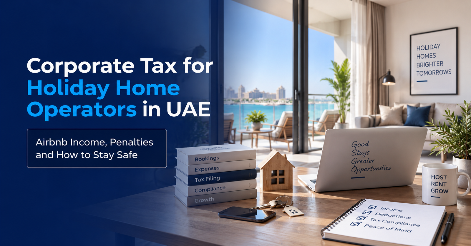 Corporate Tax for Holiday Home Operators in UAE: Airbnb Income, Penalties and How to Stay Safe