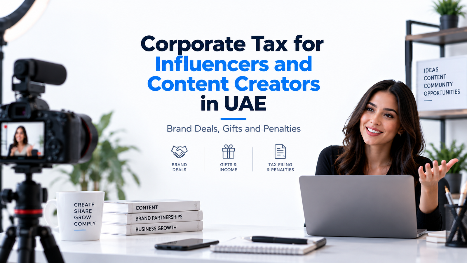 Corporate Tax for Influencers and Content Creators in UAE: Brand Deals, Gifts and Penalties