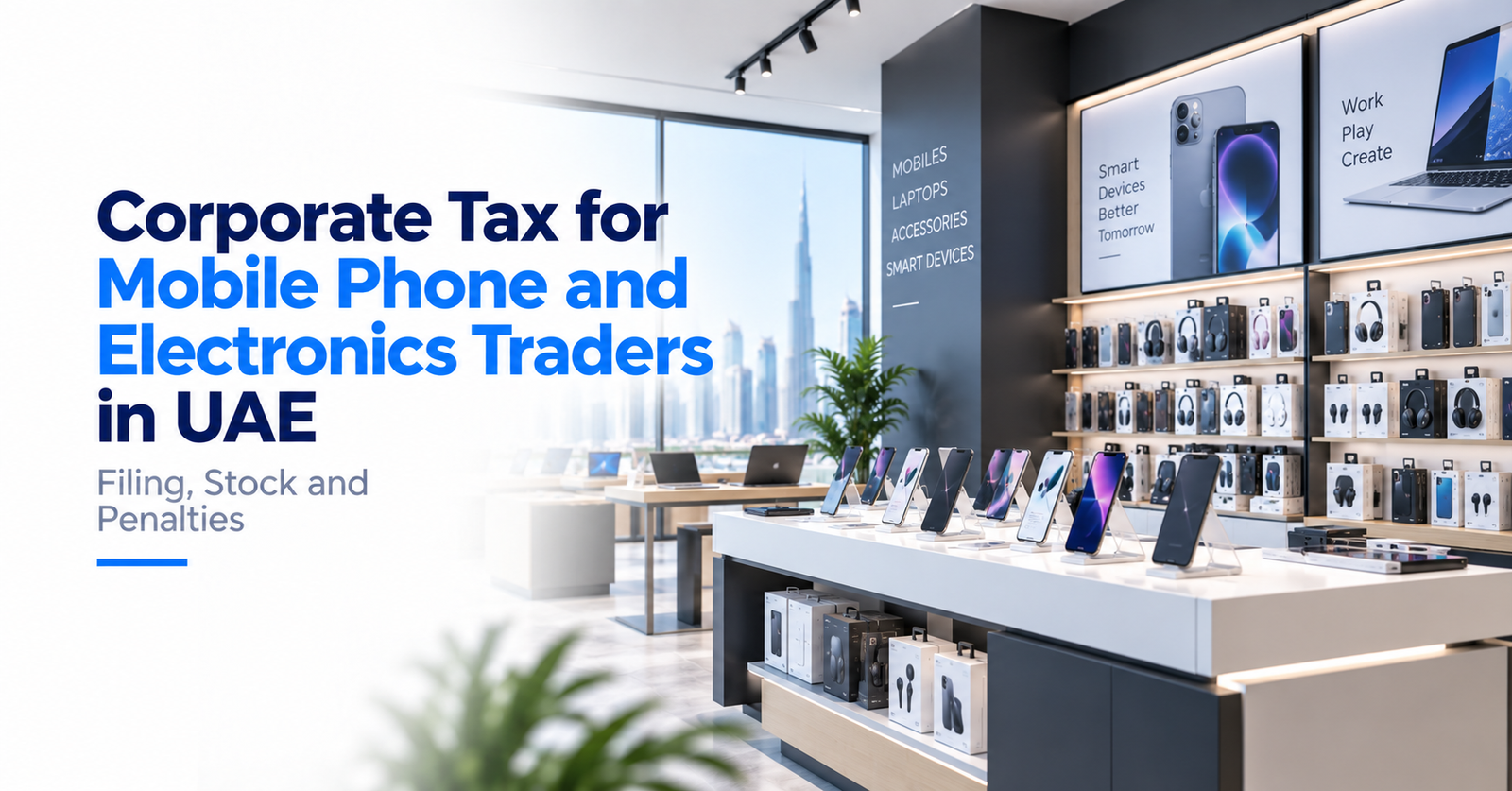Corporate Tax for Mobile Phone and Electronics Traders in UAE: Filing, Stock and Penalties