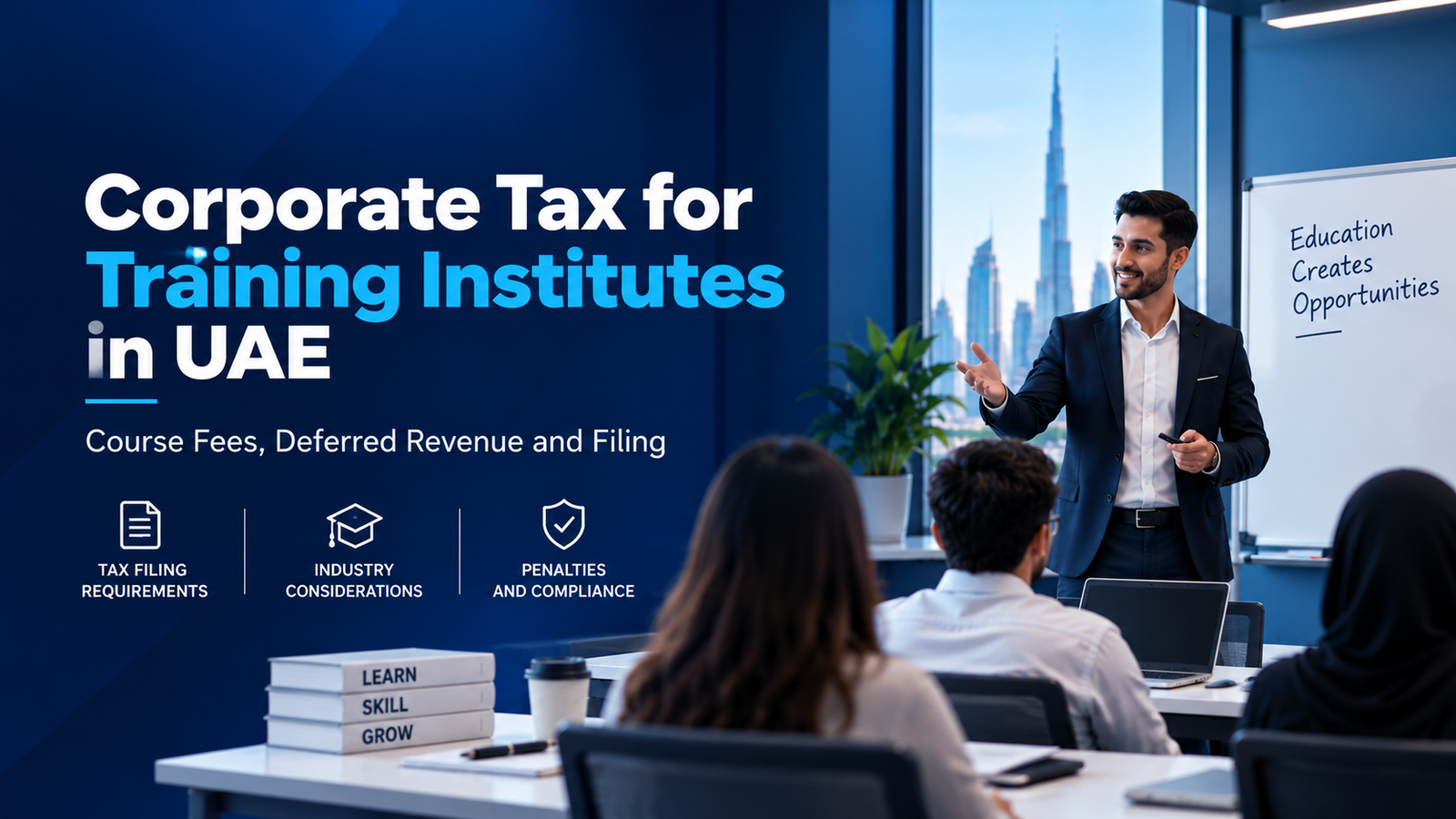 Corporate Tax for Training Institutes in UAE: Course Fees, Deferred Revenue and Filing