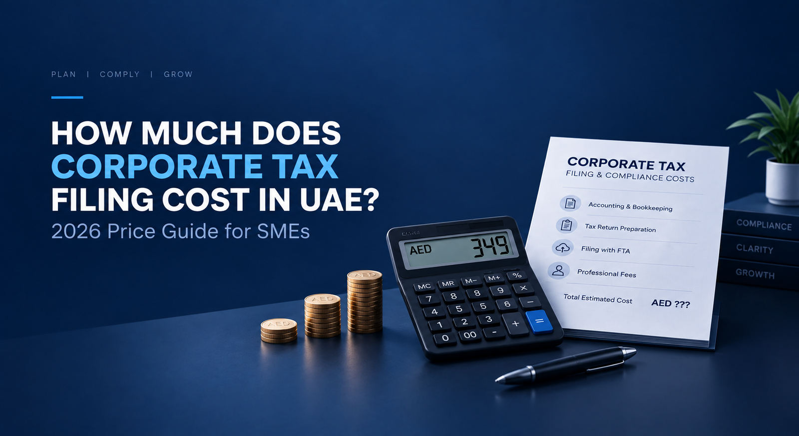 How Much Does Corporate Tax Filing Cost in UAE? 2026 Price Guide for SMEs