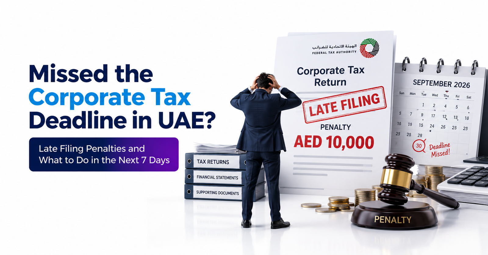 Missed the Corporate Tax Deadline in UAE? Late Filing Penalties and What to Do in the Next 7 Days