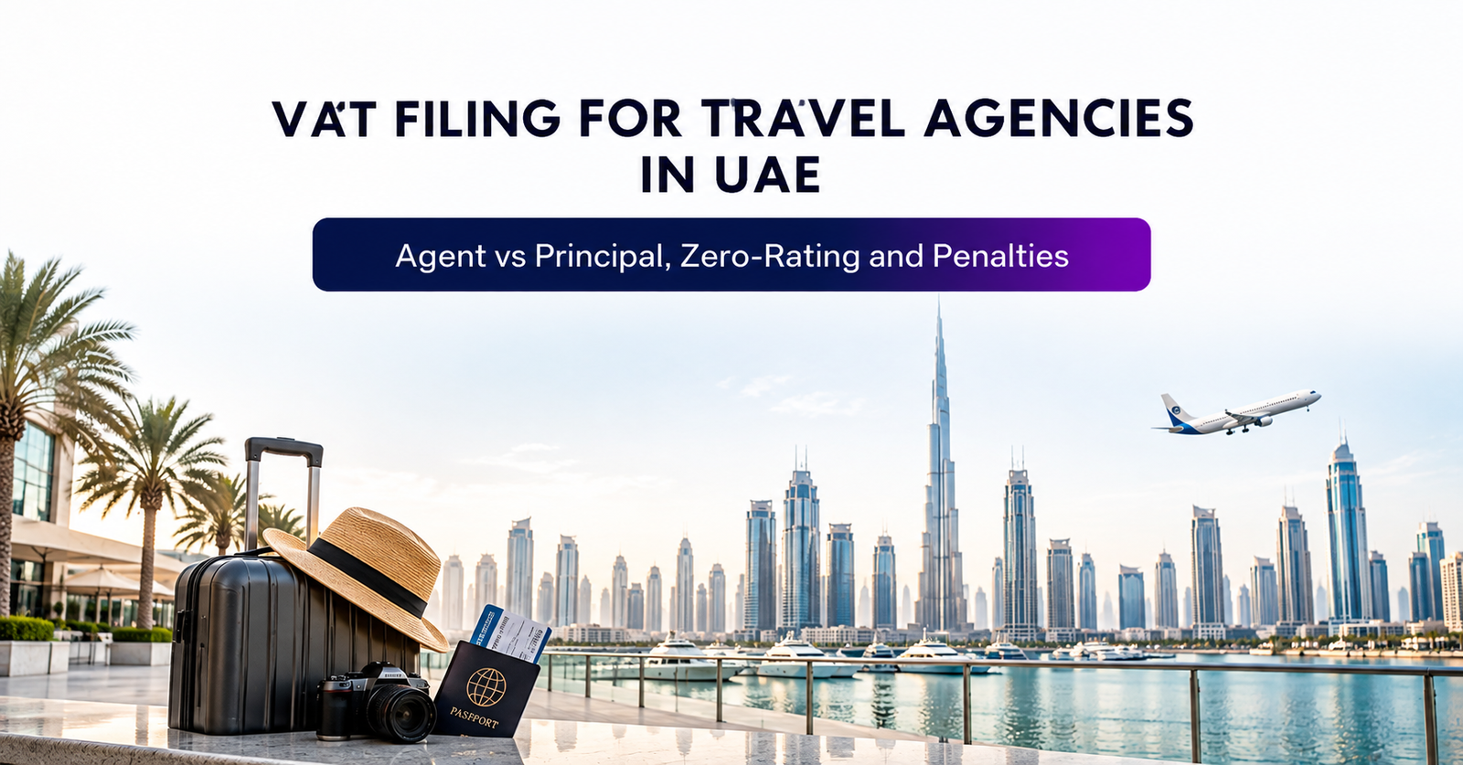 VAT Filing for Travel Agencies in UAE: Agent vs Principal, Zero-Rating and Penalties