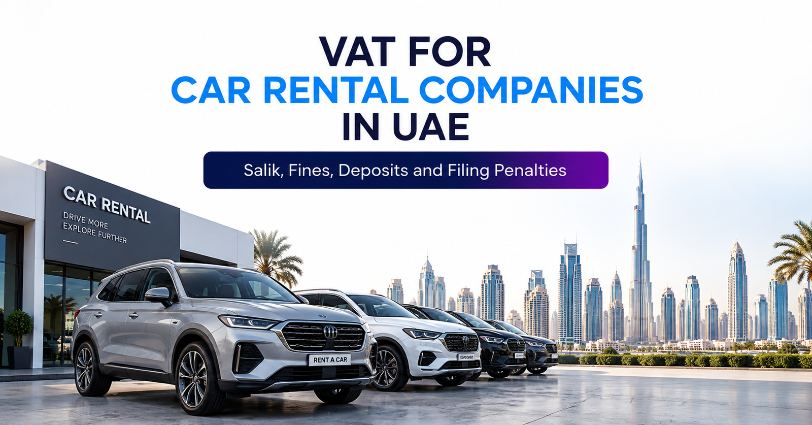 VAT for Car Rental Companies in UAE: Salik, Fines, Deposits and Filing Penalties