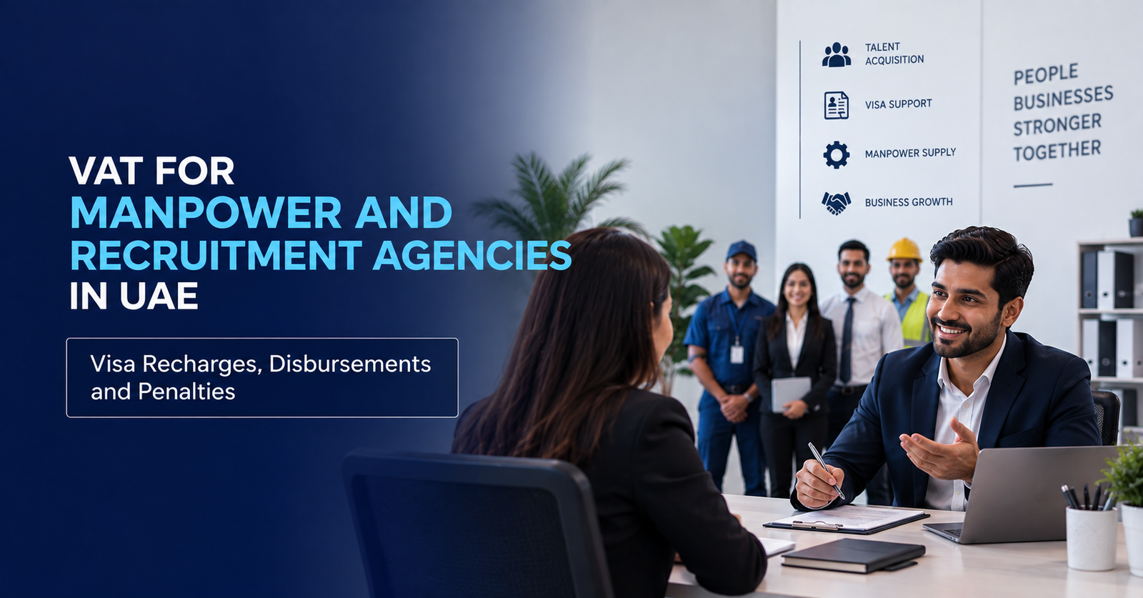 VAT for Manpower and Recruitment Agencies in UAE: Visa Recharges, Disbursements and Penalties