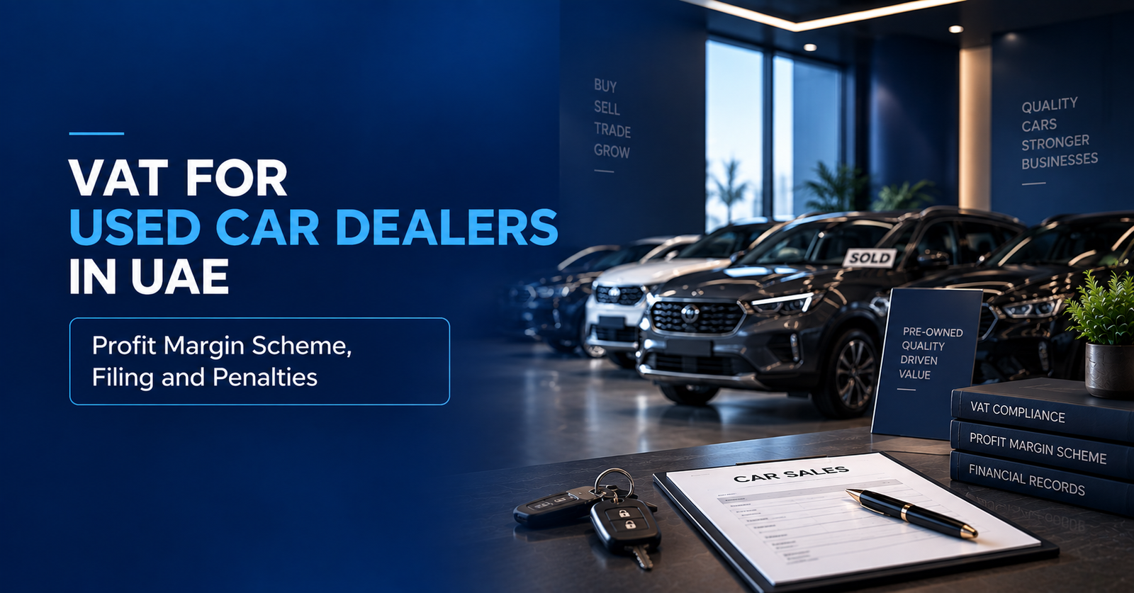 VAT for Used Car Dealers in UAE: Profit Margin Scheme, Filing and Penalties
