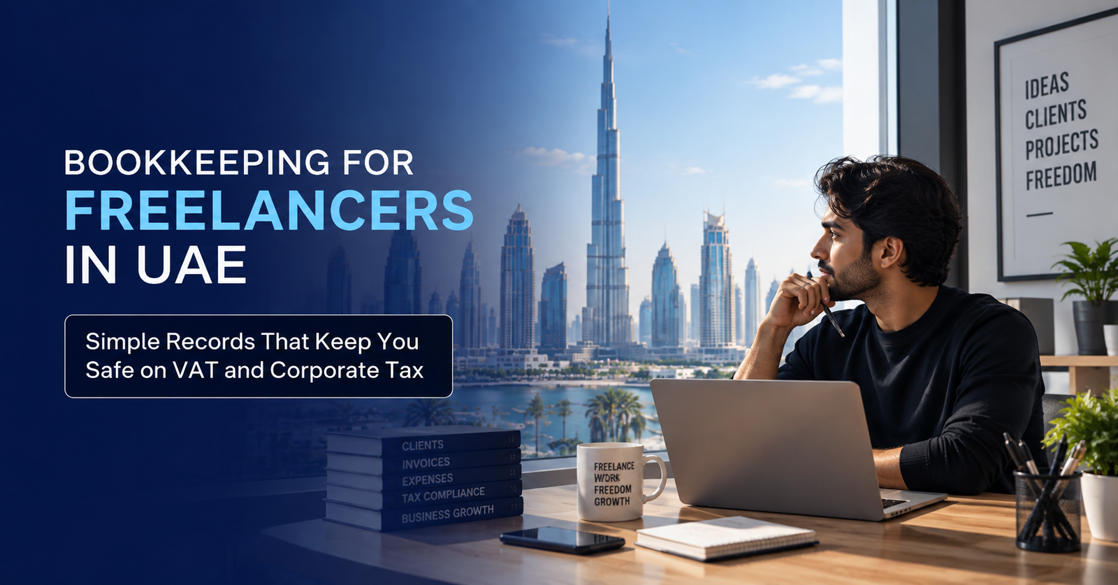 Bookkeeping for Freelancers in UAE: Simple Records That Keep You Safe on VAT and Corporate Tax